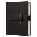 Handmade A6 Genuine Leather Journal-Refillable Ring Binder, Vintage Travel Organizer, and Writing Notebook for Men and Women-8x6 Inches