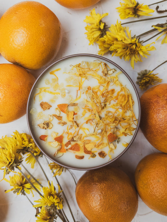 1. ZESTY! Orange Ginger Soy Candle - Handmade in USA | Ash & Rose