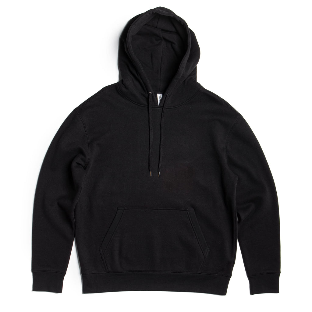 Black hoodie on a white background