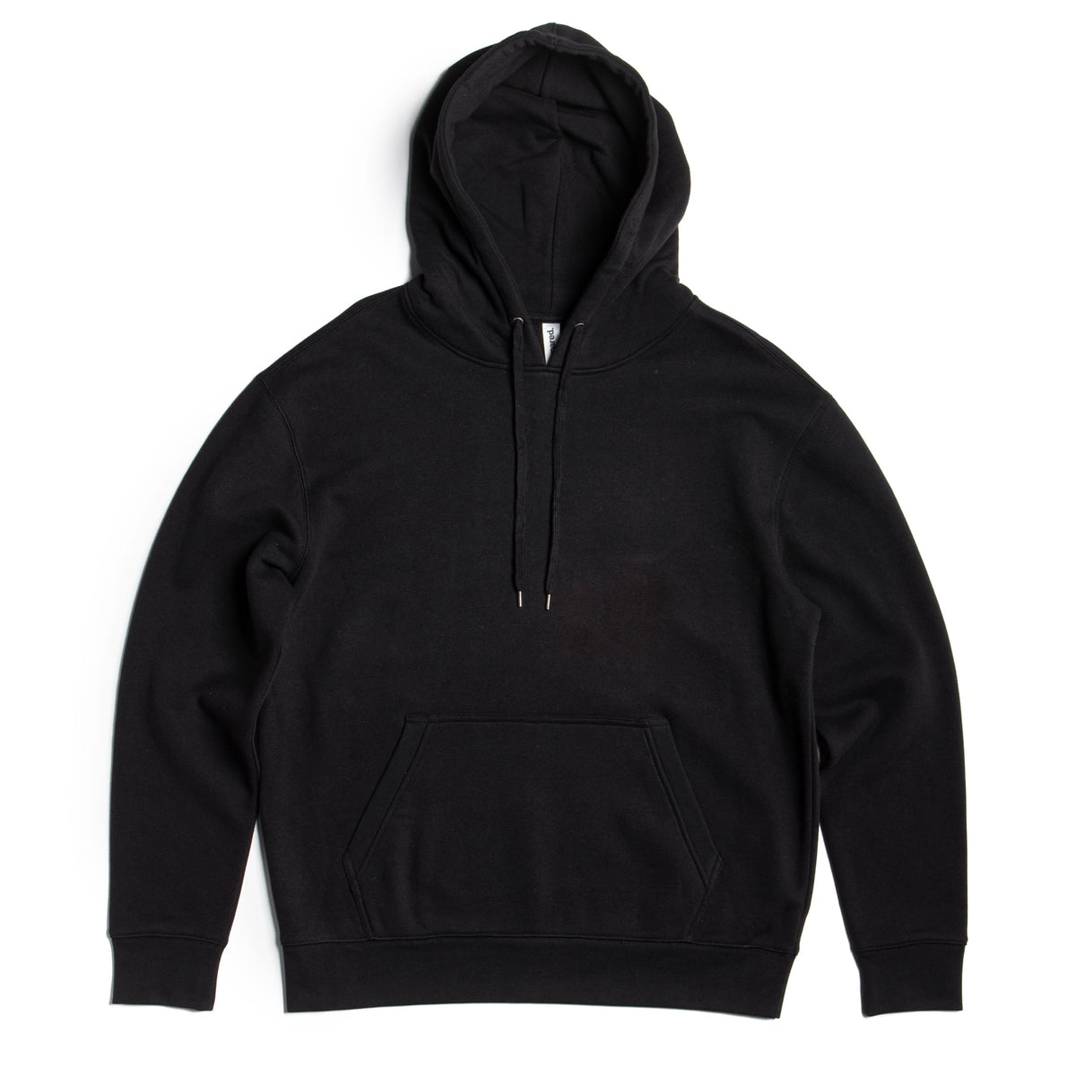 Black hoodie on a white background