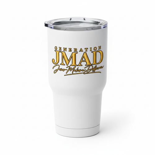 White JMAD Tumbler